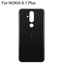 Carcasa de la puerta de la cubierta trasera de la batería para NOKIA 8,1 PLUS funda trasera de la batería para NOKIA8.1 PLUS reemplazo de piezas de reparación 2024 - compra barato