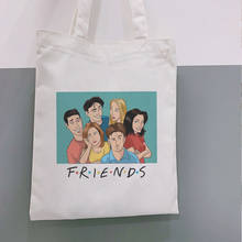 Friends TV Show One Shoulder Bags Cartoon shopping bag Harajuku Casual Women Bag Wallet Large Handbag Street Ins Crossbody Bag 2024 - buy cheap