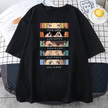 Haikyuu-camisetas de Anime para mujer, Top de algodón de gran tamaño, camiseta de manga corta con cuello redondo, ropa de calle para mujer, camiseta grande 2021 2024 - compra barato