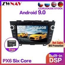 4+64 Android 9.0 Car Stereo Smart Multimedia DVD Player GPS for Honda CRV 2006-2011 Audio Video radio tape recorder BT head unit 2024 - buy cheap