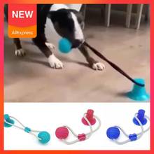 Ayevin-brinquedo interativo de sucção para cachorros, tpr, bola de brinquedo, corda elástica, dente canino, limpeza, brincadeira, iq, mimo, brinquedos para pets, filhote de cachorro, suprimentos 2024 - compre barato