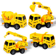Disassembly Loading Unloading Engineering Truck Excavator Bulldozer Child Screw Boy Creative Tool Education Toy Car Model 2024 - buy cheap
