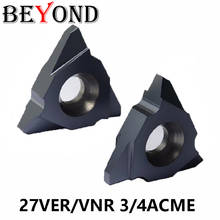 BEYOND 27VER 27VNR 3ACME 4ACME 27 VER VNR 3 4 ACME Threading Carbide Inserts Turning Lathe Cutter Tools CNC Thread Tool 2024 - buy cheap