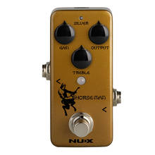 NUX Horseman Overdrive педаль эффектов для электрогитары два в одном Overdrive педаль True/Buffer Bypass 2024 - купить недорого