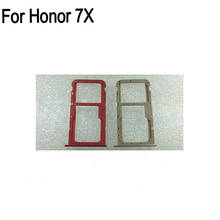 100%  New Red SIM Card Tray For Huawei Honor 7X SD Card Tray SIM Card Holder SIM Card Drawer For Huawei Honor 7 X Parts honor7x 2024 - buy cheap