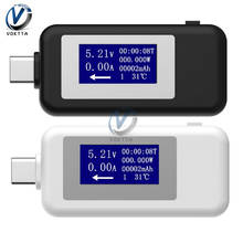 Probador USB tipo C, voltímetro Digital LCD, amperímetro, Detector de prueba de corriente de voltaje, cargador tipo batería externa, indicador USB Doctor 2024 - compra barato