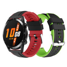 Pulseira de silicone para huawei relógio gt 2 46mm/gt ativo 46mm honra banda mágica pulseira gt2 smartwatch pulseira 22mm 2024 - compre barato