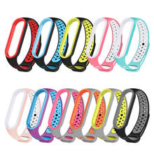 Wrist Strap for Xiaomi Mi Band 6 Breathable Silicone Replacement Band Bracelet for Xiaomi Mi Band 5 6 Wristband Accessories 2024 - buy cheap