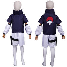 Sasuke Uchiha Cosplay Costume Kids Children Top Pants Outfits Halloween Carnival Suit 2024 - buy cheap