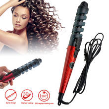 Electric Hair Curler Professional Spiral Curling Iron Wand Curl Styler Hair Waver Crimper Styling Tools Hair Iron Corrugation 2024 - buy cheap