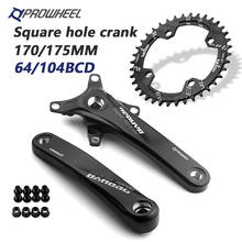 Bicycle Crank Sprocket 104BCD MTB Bike Square Hole 170mm 175mm Crankset 32T 34T 36T 38T 40T 42T 52T Narrow Wide Sprockets 2024 - buy cheap