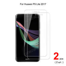 Película protetora para smartphone, proteção de tela em vidro temperado para premium p9 lite 2017 premium 2.5d 0.26mm 2024 - compre barato