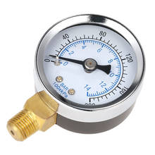 NEW 40mm 0~200psi 0~14bar Pool Filter Water Pressure Dial Hydraulic Pressure Gauge Meter Manometer 1/8" NPT Thread HOT 2024 - buy cheap