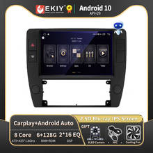 EKIY 6+128G DSP For Volkswagen Passat B5 2000 - 2005 Android 10 Car Radio Multimedia Blu-ray IPS Navi GPS BT Auto Carplay 2 din 2024 - buy cheap