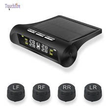 20Set Car TPMS Tyre Pressure Monitoring Alarm Security System Solar Power Digital LCD Display Auto USB Charge Wholesale External 2024 - buy cheap