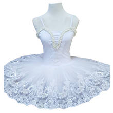 2020 New Songyuexia children's dance sling white ballet skirt Swan Lake Sequin Ballet Tutu Skirt 2024 - buy cheap