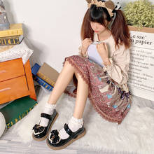 Zapatos de estilo gótico para chicas, estudiantes, Kawaii, fiesta de té, Anime japonés, Cosplay, plataforma, Harajuku, uniforme universitario Jk, Lolita 2024 - compra barato
