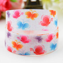 22mm 25mm 38mm 75mm Ruban satin Butterfly Cartoon Character printed Grosgrain Ribbon party decoration X-01578 10 Yards 2024 - buy cheap