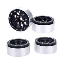 4Pcs Aluminum Alloy 1.9inch Beadlock Wheels Rims for 1/10 RC Crawler Axial SCX10 SCX10 II 90046 Traxxas TRX4 D90 2024 - buy cheap