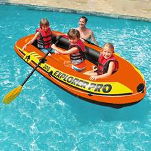 Inflatable Boat Inflatable Kayak Fishing Boat Inflatable Drifting Diving Boat Set With 2 Paddles And Manual Pump Dropship 2024 - buy cheap