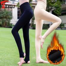 Pgm Women Elastic Legging Stocking Winter Thicken Panty-Hose Slimming Golf Outdoor Pants High Waist Warm Long Leg Socks 2024 - buy cheap