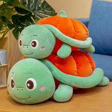 Pumpkin Tortoise Plush Toy Soft Pillow Kawaii Stuffed Animals Plush Pillow For Sleeping Soft Doll Stuffed Toys For Children Gift 2024 - buy cheap