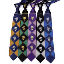 Шейный галстук с черепом, для косплея, 7 см, с принтом «Необычные приключения Джоджо», «Кира йошикаге», «KILLER QUEEN», «Хэллоуин», рождественский подарок, Pary Porps 2024 - купить недорого
