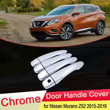 for Nissan Murano Z52 2015 2016 2017 2018 2019 Luxurious Chrome Door Handle Cover Exterior Trim Catch Car Stickers Accessories 2024 - buy cheap