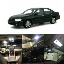 Внутренние светодиодные лампы для 2000 Nissan Altra EV Frontier Pathfinder Xterra Maxima Sentra карта купольный светильник, световая подсветка, дверная подсветка 2024 - купить недорого