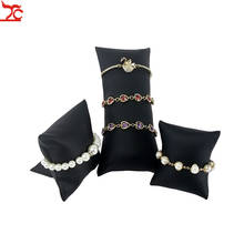 Soporte de piel sintética para almohada, pulsera de cuero negro, organizador de cadena, tobillera, almohada, cojín 2024 - compra barato