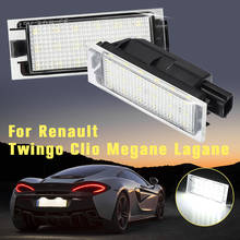 Luz LED para matrícula de coche, accesorio para Renault Megane 2 Clio Laguna 2 Megane 3 Twingo Master Vel Satis, 2 uds. 2024 - compra barato