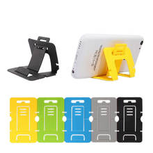 Universal Cute Portable Phone Stand Mini Adjustable Foldable Card Wallet Cell Phone Desk Stand Holder For IPhone X 8/Samsung S9 2024 - buy cheap