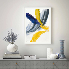 Modern Abstract Colorful Feather Canvas Art Paintings For Living Room Bedroom Posters And Prints Wall Poster Affiche Home Decor 2024 - buy cheap