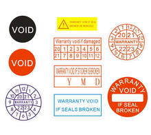 500pcs/lot Warranty sealing label sticker void if seal broken fragile label Free Shipping 2024 - buy cheap
