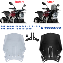 Wind Screen Motorcycle Windshield Windscreen for Honda CB1000R 2018 2019 2020 CB650R CB 1000 R CB 1000R 18 19 20 2024 - buy cheap