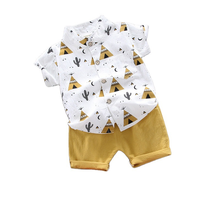 New Baby Boy Cotton Out Clothes Summer Children Cartoon Printed T Shirts Shorts 2Pcs/sets Infant Kids Fashion Toddler Tracksuits 2024 - buy cheap