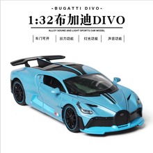 Coche deportivo de aleación Bugatti Divo para niños, juguete de simulación de coche de lujo, regalo de cumpleaños, Navidad y Año Nuevo, 1: 32 2024 - compra barato