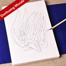 Cuaderno de dibujo a Color para principiantes, pintura de acuarela, Mural de Dunhuang, pintura de señora voladora 2024 - compra barato