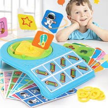 Brinquedo educacional infantil montessori, brinquedo de mesa interativo para crianças, espaço de memória lógica para treinamento de pais e filhos 2024 - compre barato