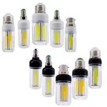 YORYZENG LED cob Corn Bulb 12W 16W E27 E12 E26 E14 B22 COB White Light 60W 80W Incandescent Lamp Home Chandelier Decor Ampoule 2024 - buy cheap