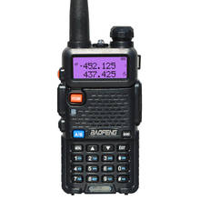BaoFeng walkie talkie UV-5R two way cb radio upgrade version baofeng uv5r 128CH 5W VHF UHF 136-174Mhz & 400-520Mhz 2024 - buy cheap