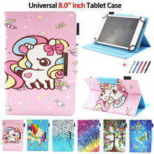 Universal 8 inch Tablet Case for iPad Mini 5 4 3 2 Samsung Tab A 8.0 T290 T295 T297 Huawei T3 8 Universal 7.9"/8.0" Case Unicorn 2024 - buy cheap