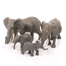 Simulated Wild Animals  African Elephant Model Realistic Plastic Action Figure for Kids' Collection Science Educational Toys 2024 - buy cheap