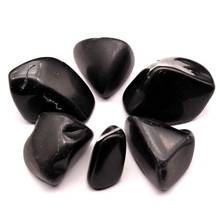 Pedras preciosas colecionáveis de cristal de obsidiana, 2-4cm, pedra mineral áspera que cura, decoração para tanque de peixes d3 2024 - compre barato