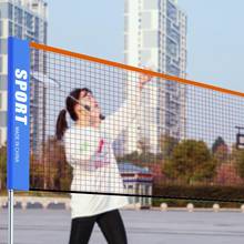 Rede portátil de badminton e badminton, rede quadrada de malha quadrada para treinamento, de 3.1 a 6.1m 2024 - compre barato