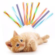 1pc Nylon Cat Toys Funny Cat Stick DIY Change Shape Telescopic Rod Pet Decompression Toys Kitten Chewing Toy Random Color 2024 - buy cheap