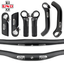 UNO Bicycle Handlebar For Bicycle Rise Flat Handle Bar 31.8 640/680/720/760/800mm MTB Bike Handlebar Alu Handlebar Bycicle Parts 2024 - buy cheap