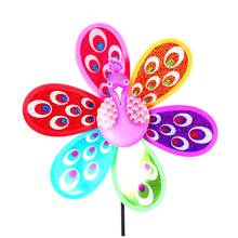 Colorful 3D Lovely Handmade Wind Spinner Windmill Toys For Baby Peacock Decoration Garden Yard Outdoor Classic Toy Kids 2024 - buy cheap