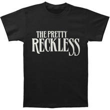 Pretty Reckless Men'S Black Logo Tee T-Shirt Black High Quality Tee Shirt 2024 - buy cheap
