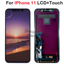 Pantalla LCD para iPhone 11, montaje de digitalizador con pantalla táctil 3D, repuesto A2221 A2111 2024 - compra barato